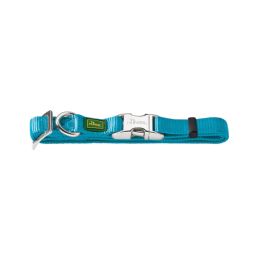 Hunter ogrlica za pse Vario Basic Alu-Strong L, najlon petrolej