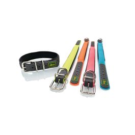 Hunter ogrlica za pse Conv. Comfort 45, 32-40 cm/20 mm neon roza