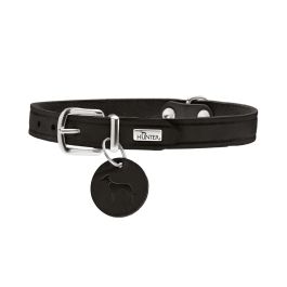 Hunter ogrlica za pse Aalborg S 42 cm, koža crna