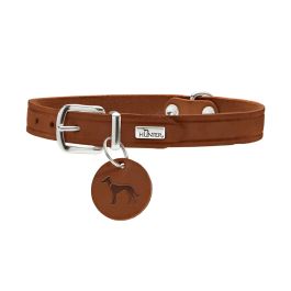 Hunter ogrlica za pse Aalborg L 60 cm, koža konjak