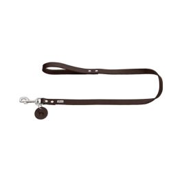 Hunter vodilica za pse 13 mm/110 cm, koža tamnosmeđa