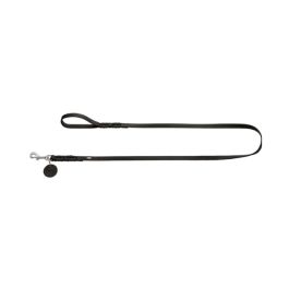 Hunter vodilica za pse Solid Education 11 mm/110 cm, koža crna