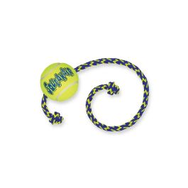 Kong igračka za pse Air Squeaker Tennis Ball s užetom Medium