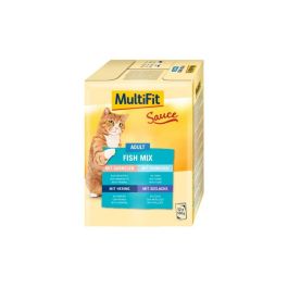 MultiFit Cat Adult riba mix u umaku 12x100 g