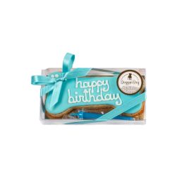 DoggyeBag poslastica za pse Birthday Bone plava 85 g