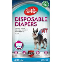 Simple Solution pelene za pse Disposable Diapers, gaćice M