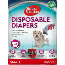 Simple Solution pelene za pse Disposable Diapers, gaćice S