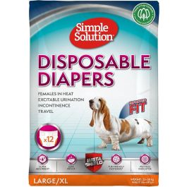 Simple Solution pelene za pse Disposable Diapers, gaćice L-XL