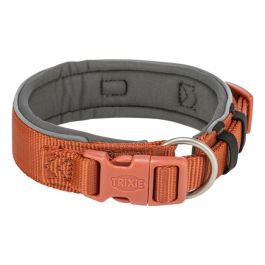 Trixie ogrlica za pse Premium S-M 33-42 cm/35 mm narančasta/grafit