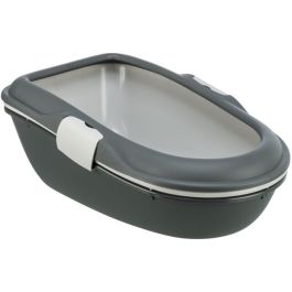 Trixie WC za mačke Berto s odvajanjem 39x22x59 cm, sivi