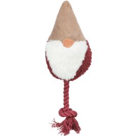 Trixie igračka za pse božićna Gnom pliš/uže 21 cm
