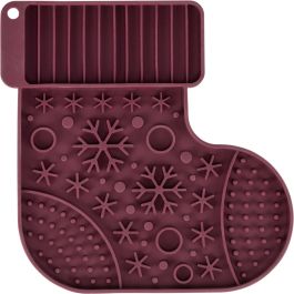 Trixie Lick`n`Snack pladanj božićni silikonski bordo, fi-20 cm