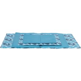 Trixie ljeto prostirka za hlađenje list 90x50 cm, svijetlo plava