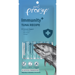 Pramy poslastica za mačke Immunity od tune 4x14 g