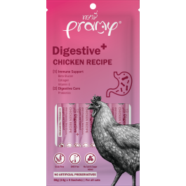 Pramy poslastica za mačke Digestive od piletine 4x14 g