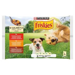 Friskies Adult Multipack meso i povrće u želeu 4x85 g