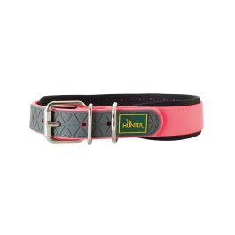 Hunter ogrlica za pse Convenience Comfort neon roza