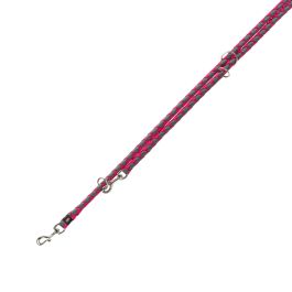 Trixie vodilica za pse podesiva Cavo S-M 200 cm/fi-12 mm tamnoružičasta/siva