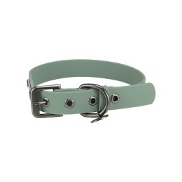 Trixie ogrlica za pse CityStyle PVC S–M 30-37 cm/20 mm sivozelena