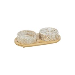 Trixie set posuda keramika/bambus 2x0,8 l