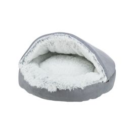 Trixie ležaj za ljubimce Špilja Harvey soft fi-70 cm sivi/bijelo-crni