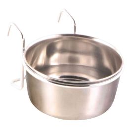 Trixie posuda za ptice čelična s nosačem 0,3 l/fi-9 cm