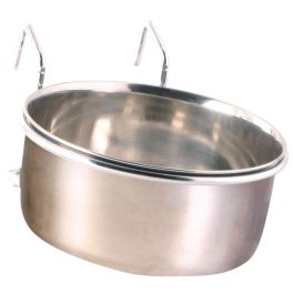 Trixie posuda za ptice čelična s nosačem 0,6 l/fi-12 cm