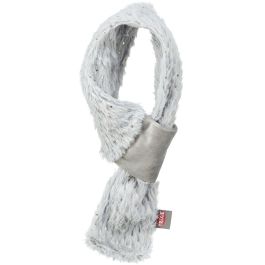 Trixie šal za pse božićni pliš sivi M, 70 cm