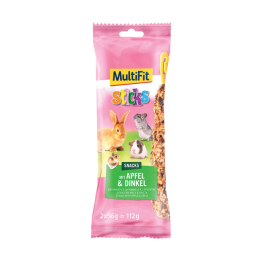 MultiFit poslastica za glodavce s jabukom i pirom 120 g