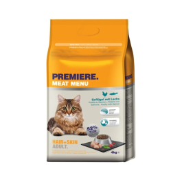 Premiere Cat Adult Hair&Skin perad i losos 4 kg