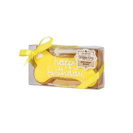DoggyeBag poslastica za pse Birthday Bone žuta 85 g