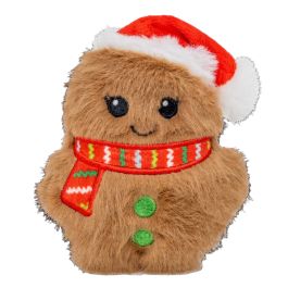 Kong igračka za pse Holiday Snuzzles Mini Santa Gingerbread XS