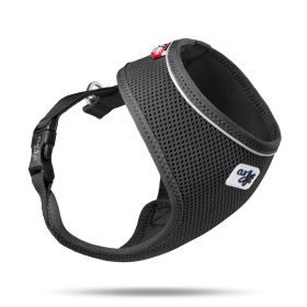 Curli oprsnica za pse Kylie Air-Mesh, crna