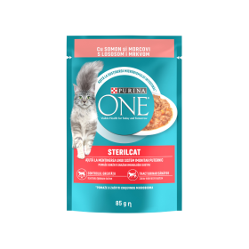Purina One Sterilcat losos i mrkva 85 g