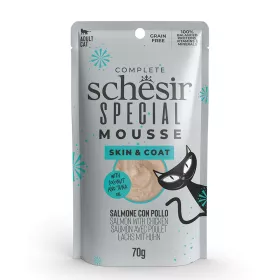 Schesir Cat Special Mousse Skin&Coat losos i piletina, vrećica 70 g