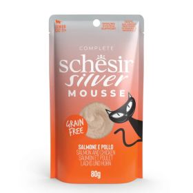 Schesir Cat Silver Senior Mousse losos, vrećica 80 g