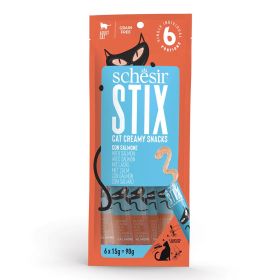 Schesir Cat Stix poslastica za mačke losos 6x15 g