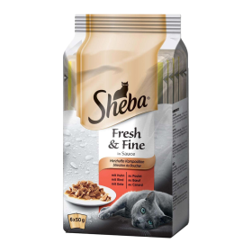 Sheba vrećica mini piletina/govedina 6 x 50 g