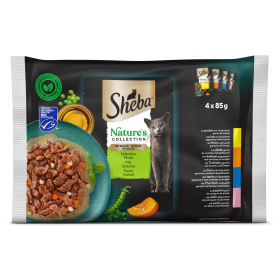 Sheba vrećica Natur miješani izbor u umaku 4 x 85 g