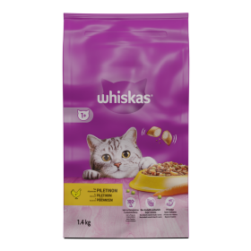 Whiskas 1+ s piletinom, 1,4 kg