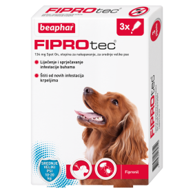 Beaphar Fiprotec spot on za pse M, 10-20 kg