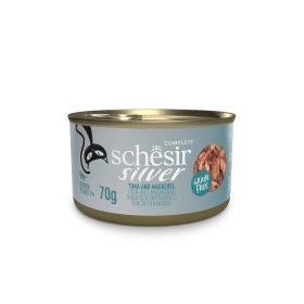 Schesir Cat Silver Senior tuna i skuša, konzerva 70 g