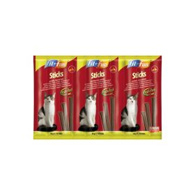 FIT+FUN poslastica za mačke štapići zec, perad i kvasac 50 g