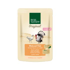 Real Nature Cat Kitten Junior piletina i perad u umaku 85 g