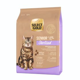 Select Gold Cat Sterilised Senior perad s rižom