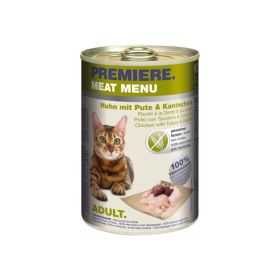 Premiere Cat Meat Menu Adult piletina i puretina 400 g konzerva