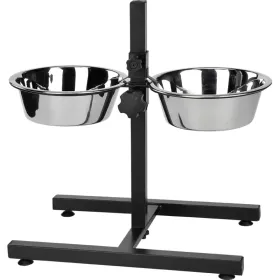 AniOne Stalak sa dvije čelične posude