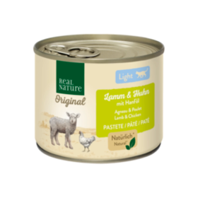 Real Nature Cat Light pašteta janjetina i piletina 200 g