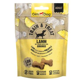 GimDog poslastica za pse Train&Treat s janjetinom i ananasom 125 g