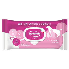 Inodorina Refresh Aloe Vera vlažne maramice, 40 komada